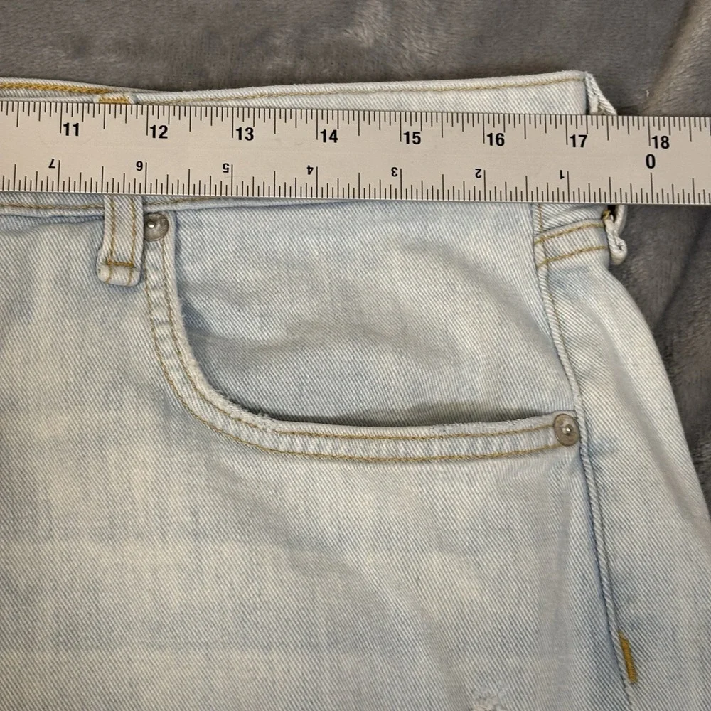 Rag & Bone Womens 31x27 Dre Low-Rise Slim Boyfriend Jeans‎ Raw Hem Light Wash - Picture 4 of 9